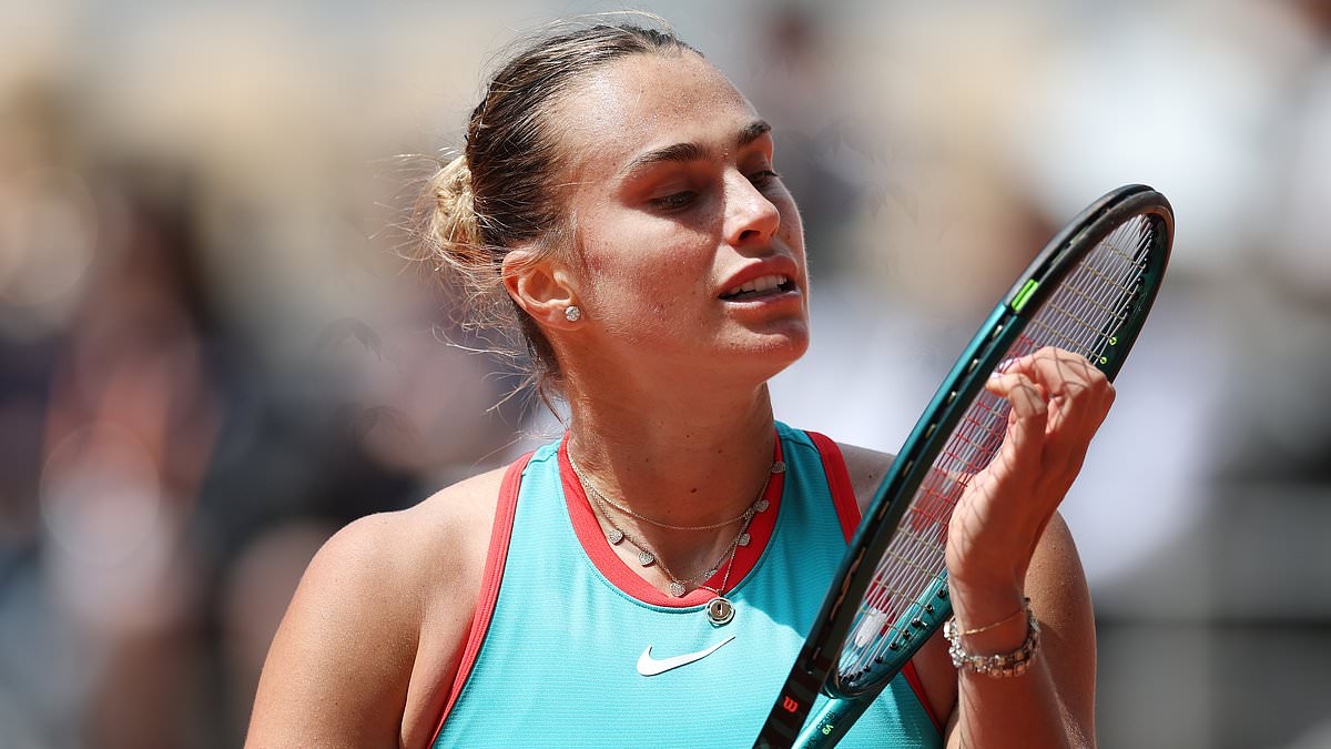 World No1 Aryna Sabalenka calls for 'equal treatment' in scheduling as French Open sexism row rolls on - with NO women's matches featuring in prime time night slot