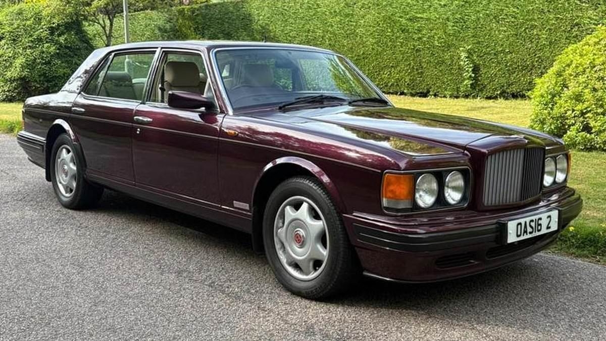 Drive Noel Gallagher's Bentley! Oasis star's iconic noughties motor goes on sale for huge seven-figure sum