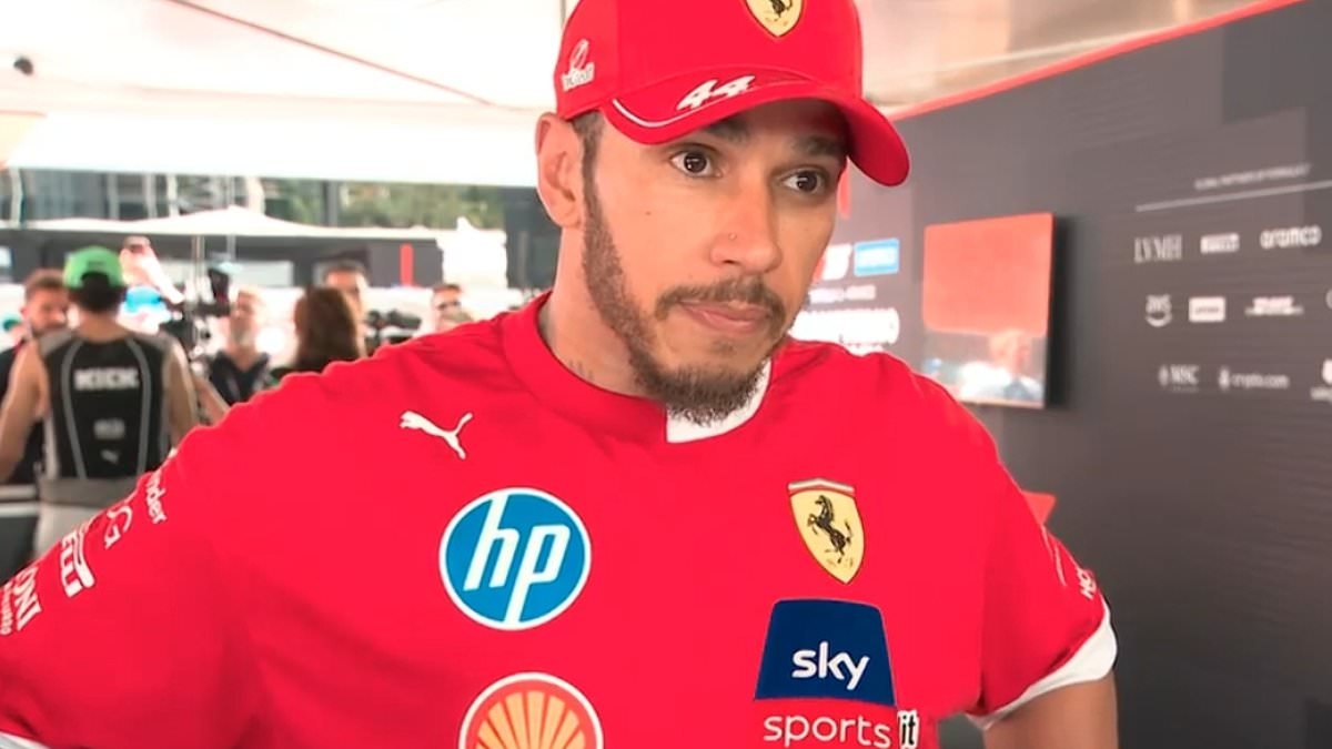 Revealed: Lewis Hamilton APOLOGISED off-camera to Sky Sports presenter after terse interview following Spanish GP - where Ferrari star made a brutal admission about his team