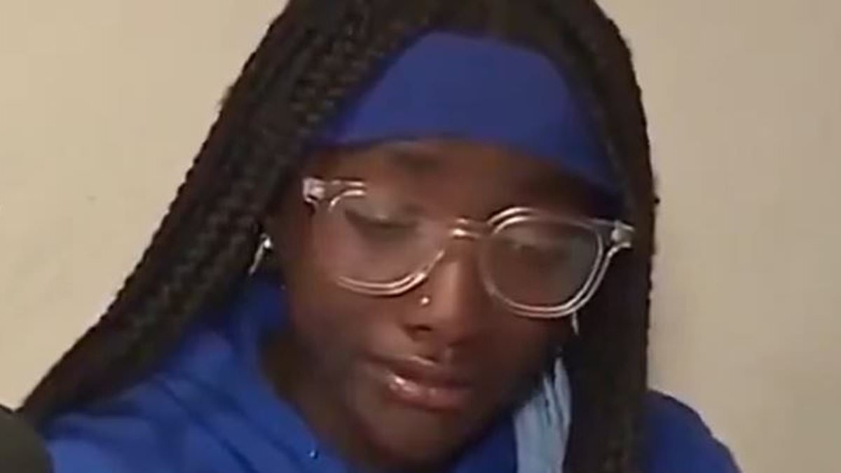 High school track star cries as she breaks silence on controversial 'unsportsmanlike' celebration