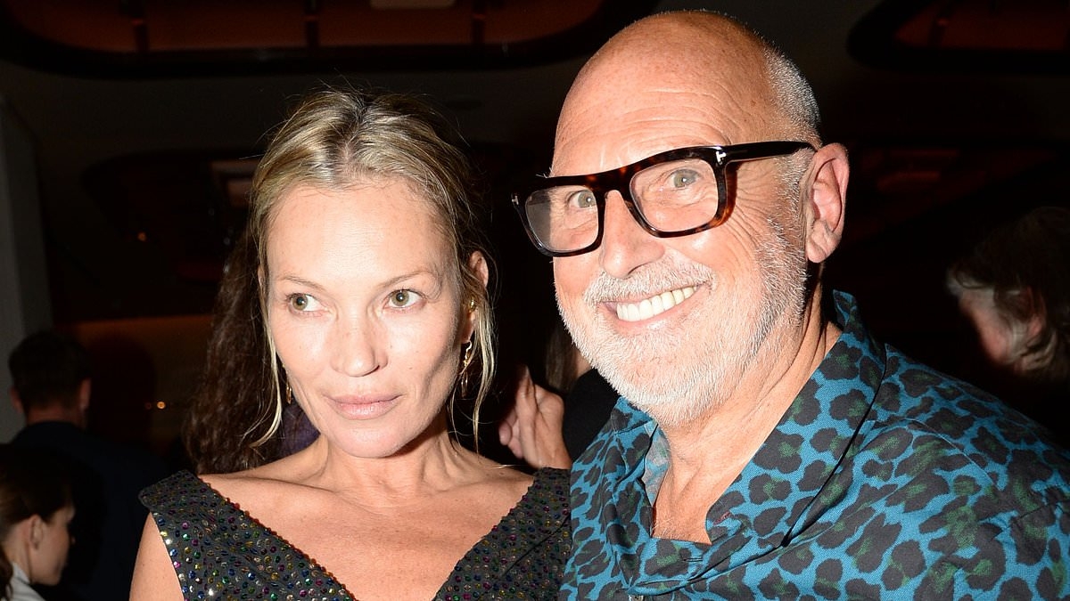 Kate Moss risks run in with Fat Tony after supermodel 'snubbed' the DJ's star-studded wedding as they both attend Sam McKnight's 70th birthday