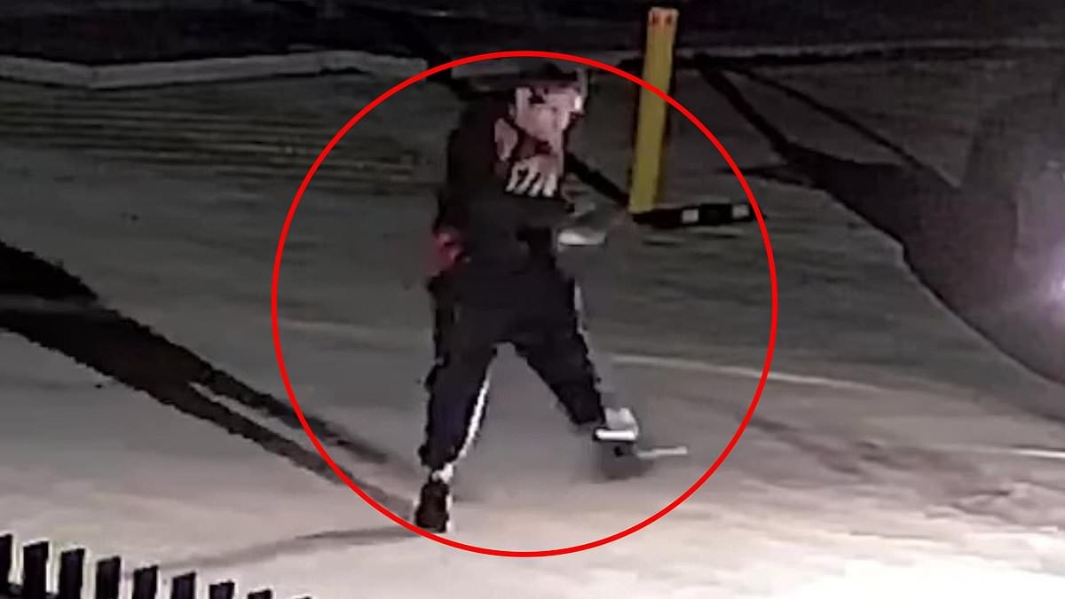 Burglar's bizarre act on CCTV before making off with $5,000 worth of laptops