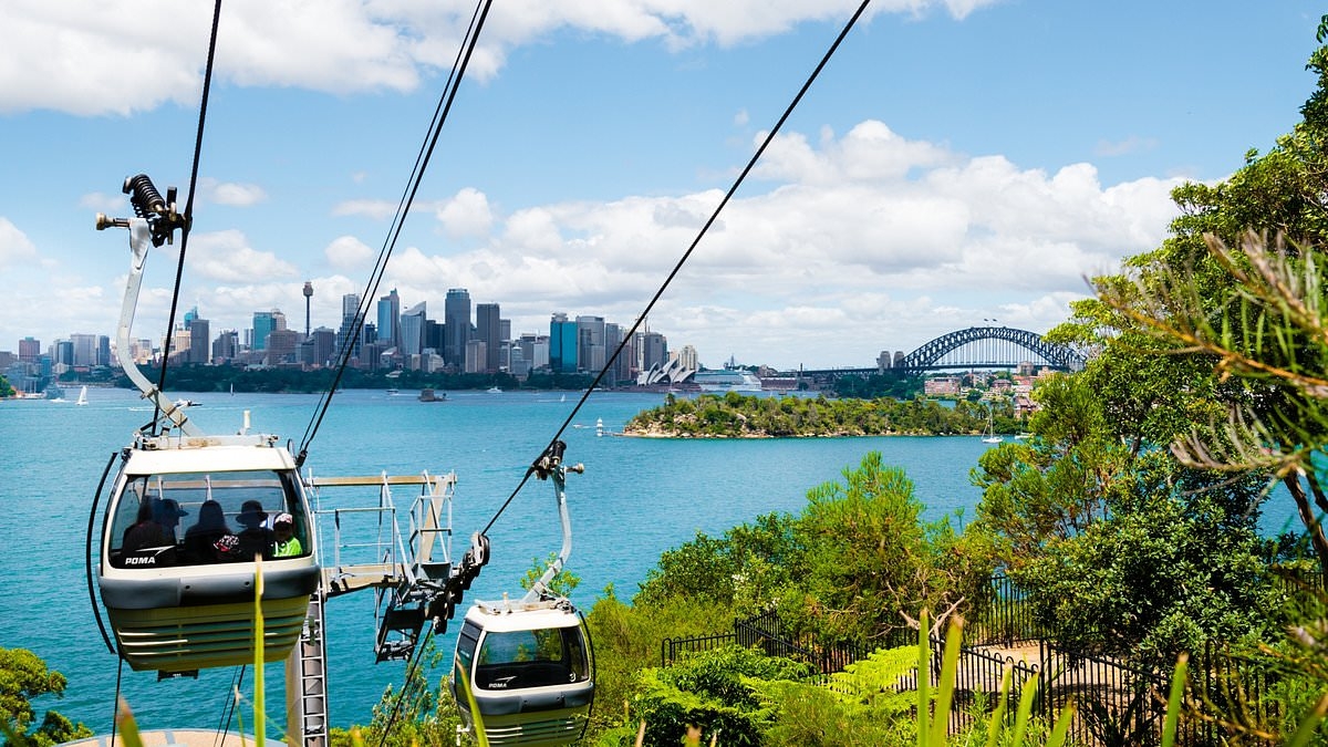 Why residents in upmarket suburb are at war over Taronga Zoo's new $77million 'Sky Safari' cable cars