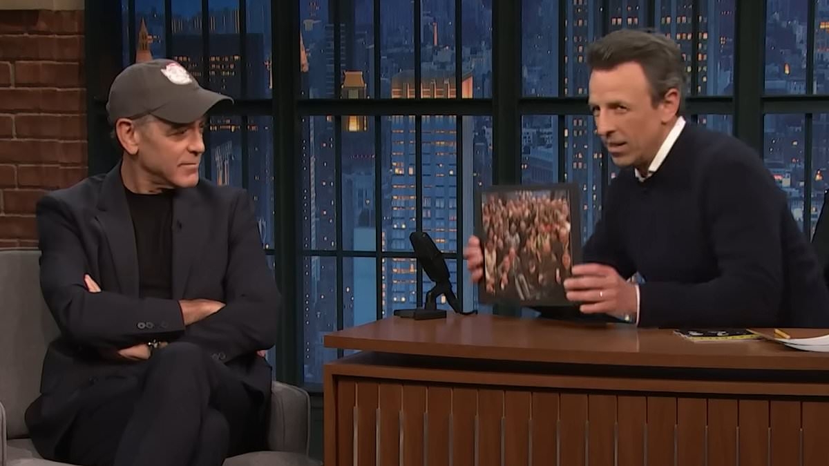 Seth Meyers blasted for avoiding obvious question during George Clooney interview