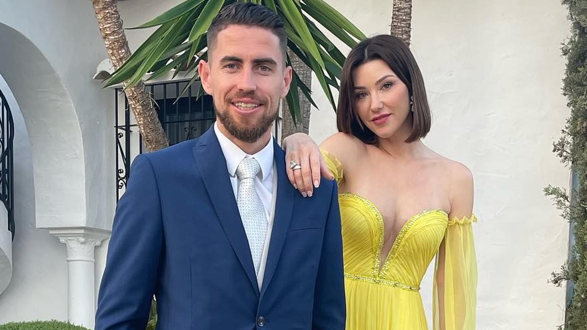 Jude Law's ex Cat Harding ties the knot with ex Arsenal player Jorginho during lavish ceremony on Lake Como