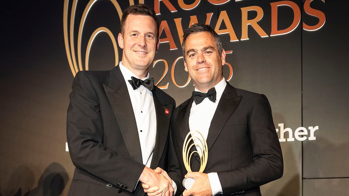 Bath head of rugby Johann van Graan and Gloucester scrum-half Tomos Williams the big winners at annual Premiership awards