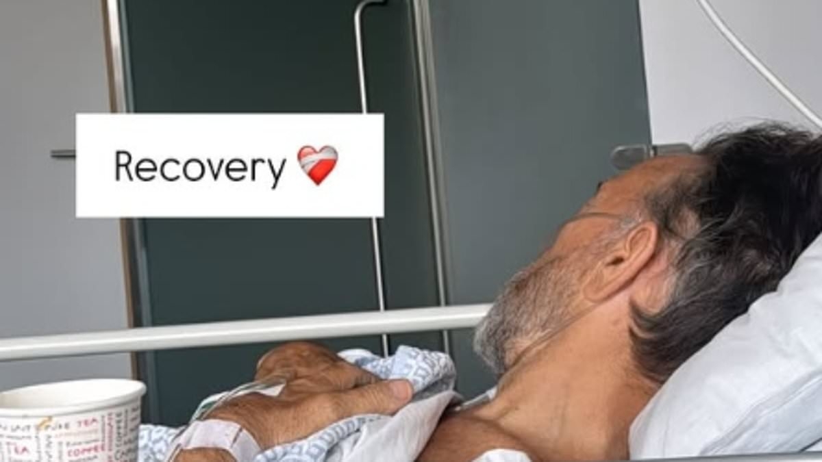 Duncan Bannatyne, 76, 'in recovery' following surgery as wife Nigora Whitehorn, 45, shares snap of the mogul from his hospital bed - months after he broke leg and 'almost died'