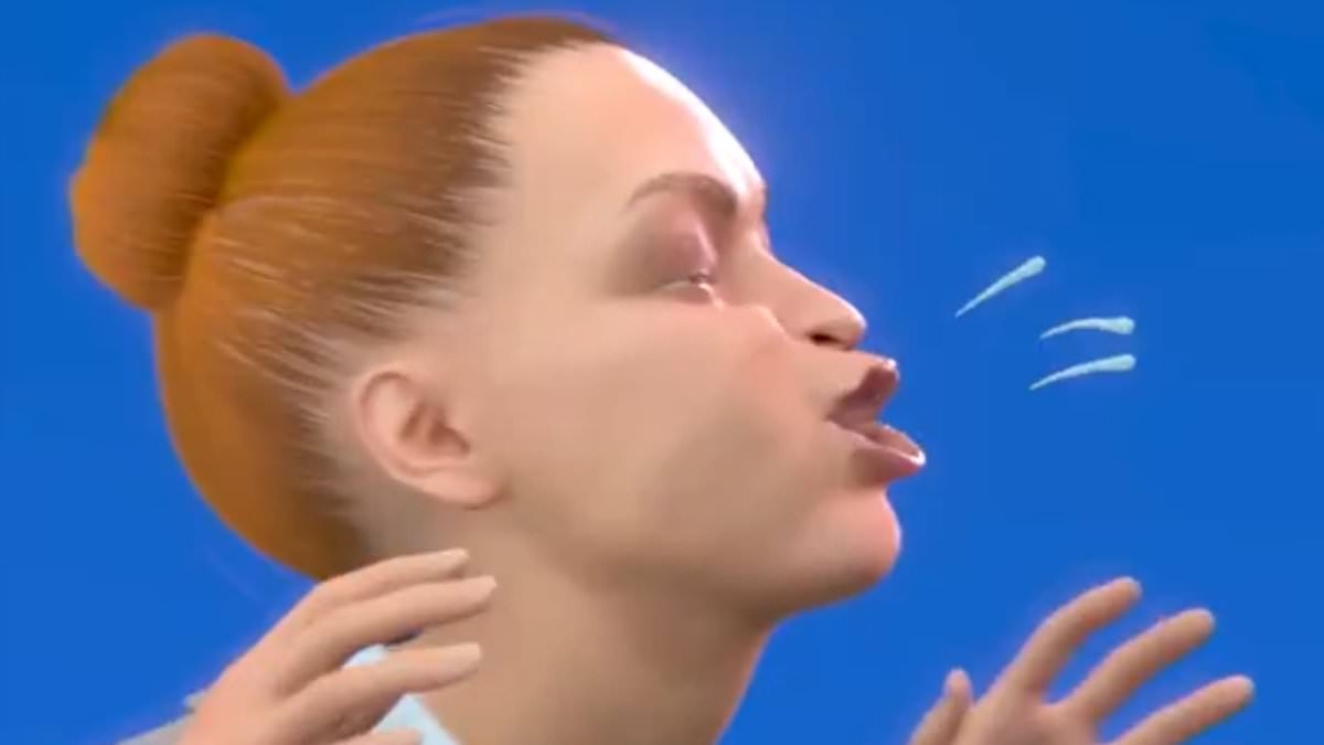 People left terrified to sneeze after shocking simulation reveals how woman was left paralysed
