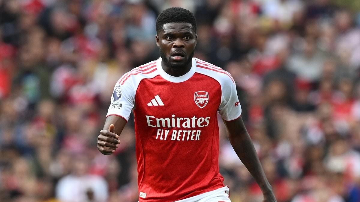 Arsenal announce Thomas Partey contract update as uncertainty looms over his north London future - as Gunners release FOUR first-team stars