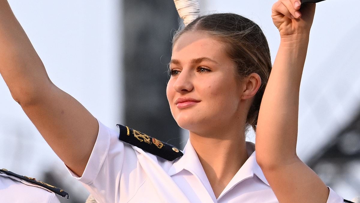 Princess Leonor of Spain says 'hola' to the Big Apple as her Navy training ship docks in New York