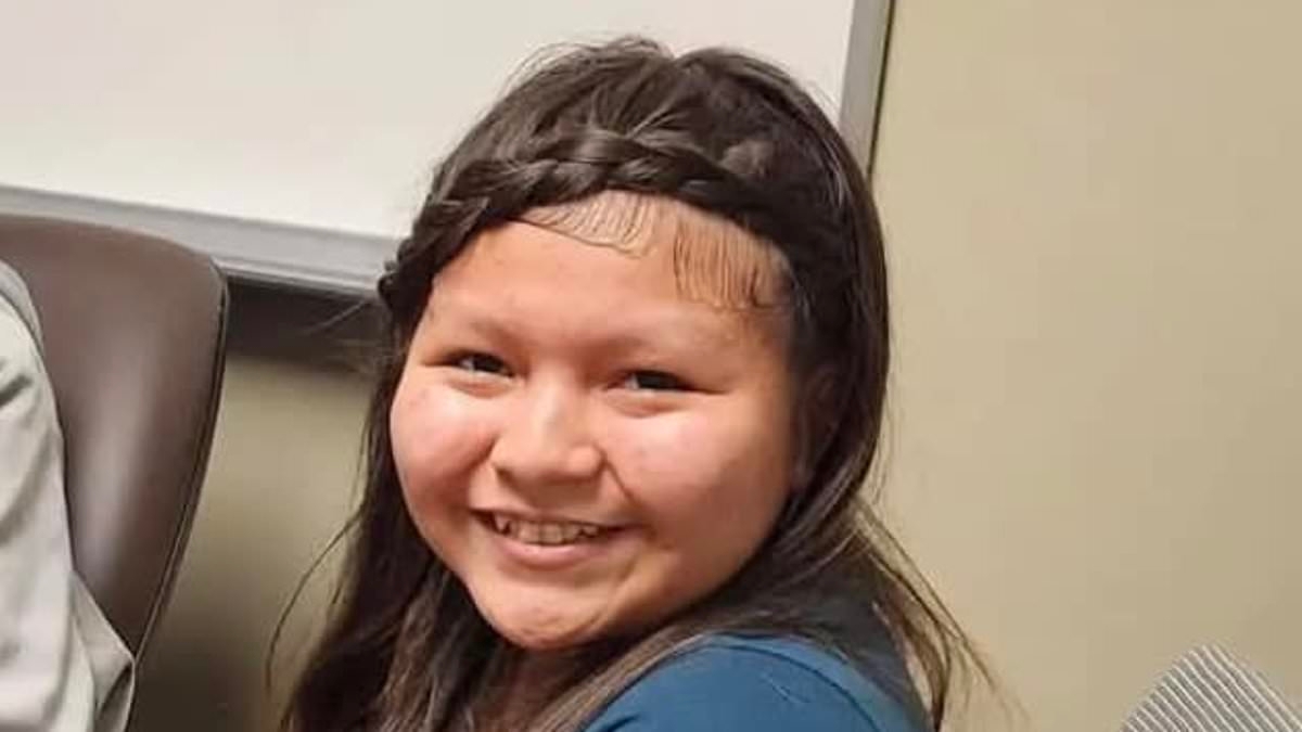 Chilling video of girl, 14, who went missing from her group home... then was found dumped by the side of the road