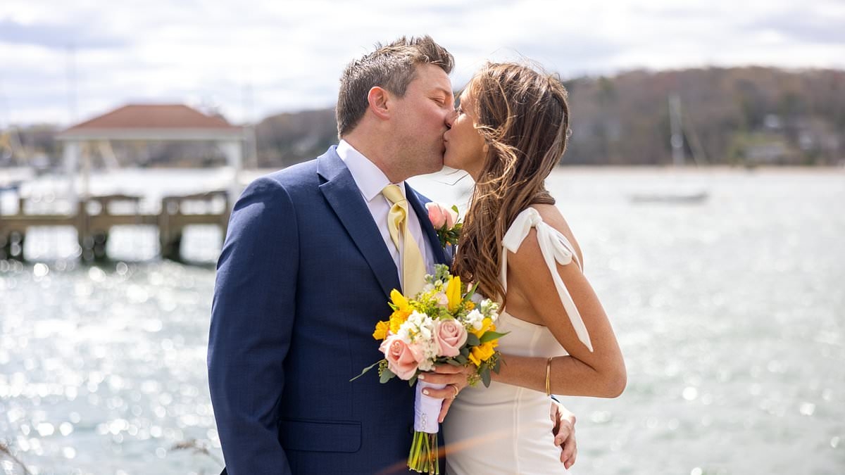 EXCLUSIVE Bride, 40, whose exes died suddenly, finally marries 'annoyingly healthy' husband
