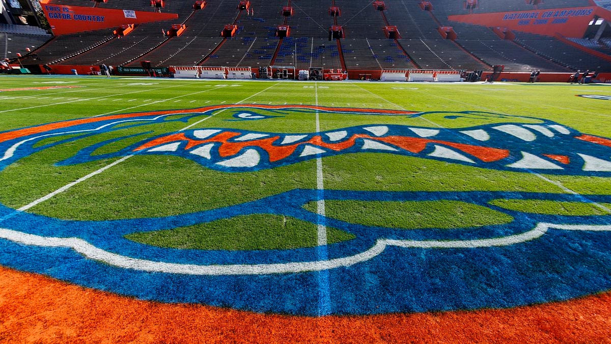 Florida football player who weighs 400 pounds arrested on false imprisonment charge after allegedly choking victim