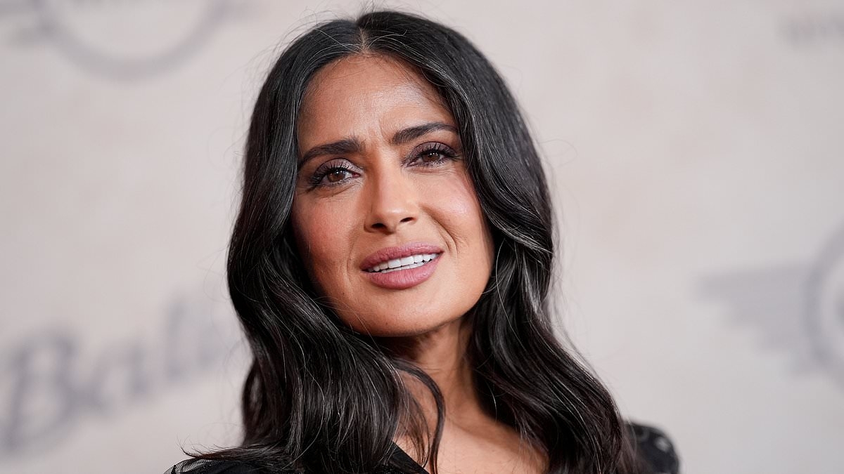 Salma Hayek uses this £27 product to cover up her stray greys (and it's not hair dye)