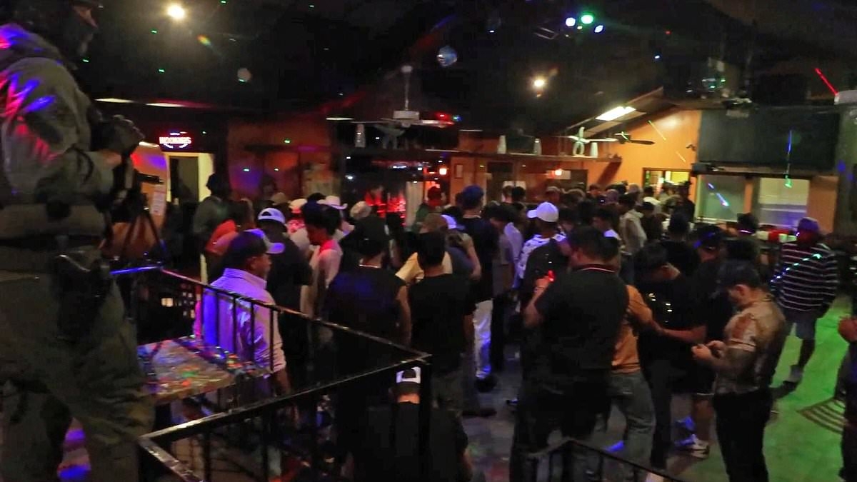 ICE crashes 'cartel-run' nightclub in South Carolina and arrests 72