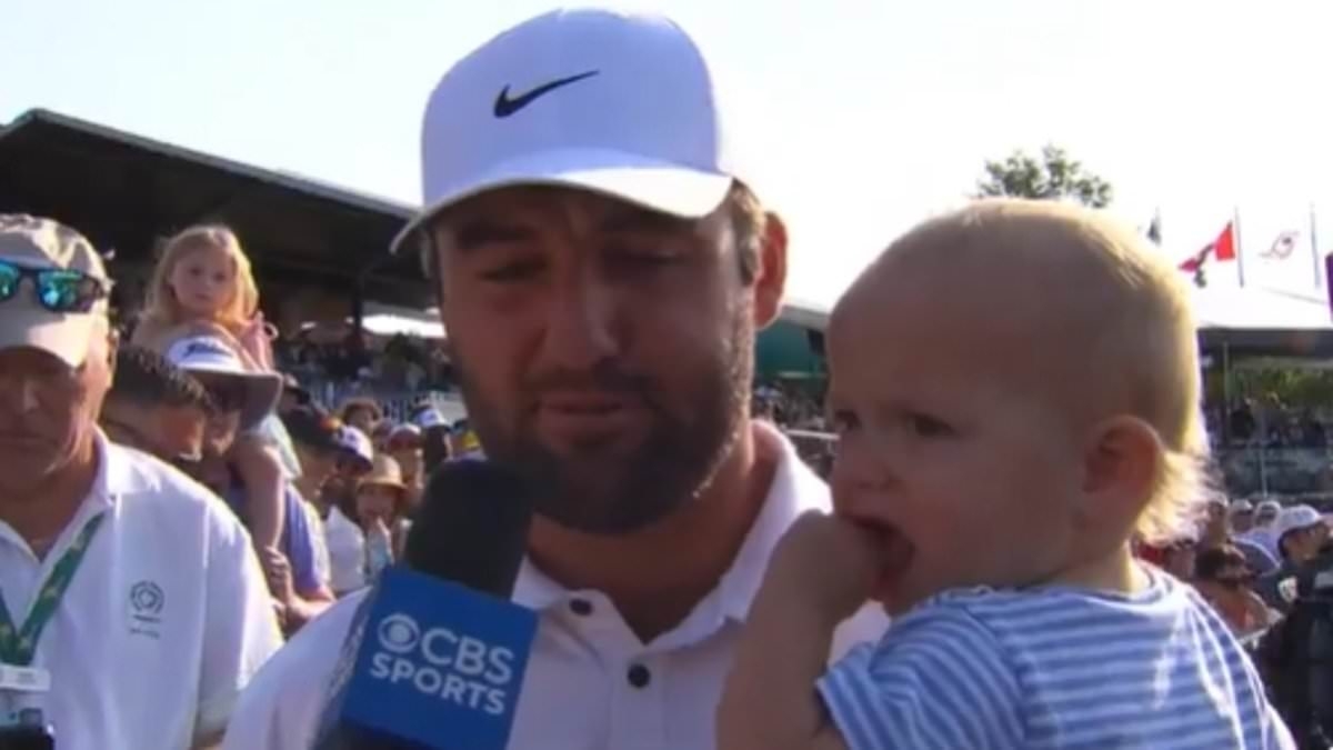 Scottie Scheffler accuses Amanda Balionis of making him 'emotional' during interview