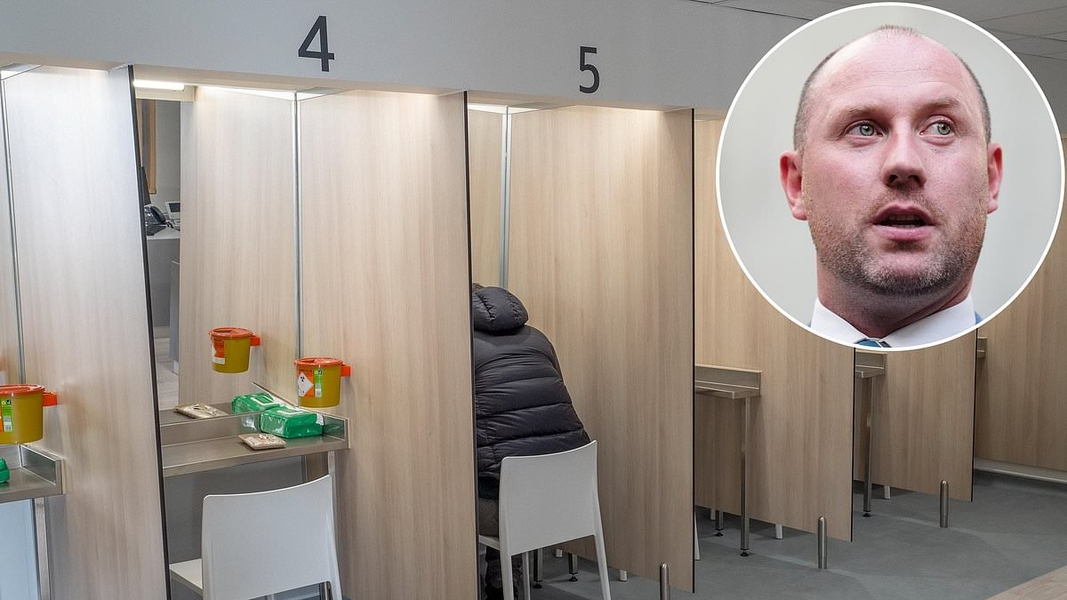 Now health minister backs adding crack room to controversial 'shooting gallery' facility