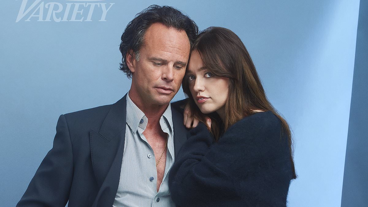 Walton Goggins and Aimee Lou Wood REUNITE in bizarre interview to quash White Lotus feud and romance rumors