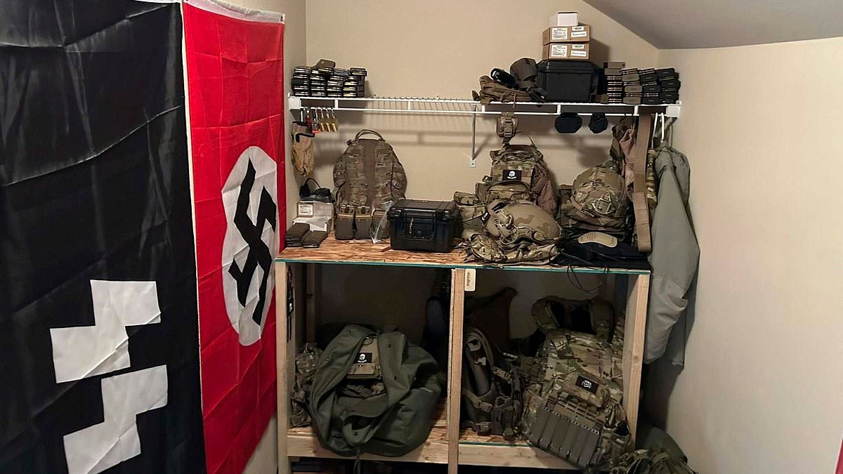 Disturbing Nazi haul is found inside unsuspecting suburban home