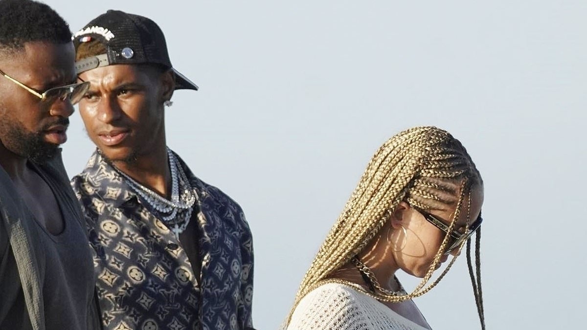 Marcus Rashford 'grows close to glamorous blonde semi-pro padel player' as pair enjoy St Tropez trip
