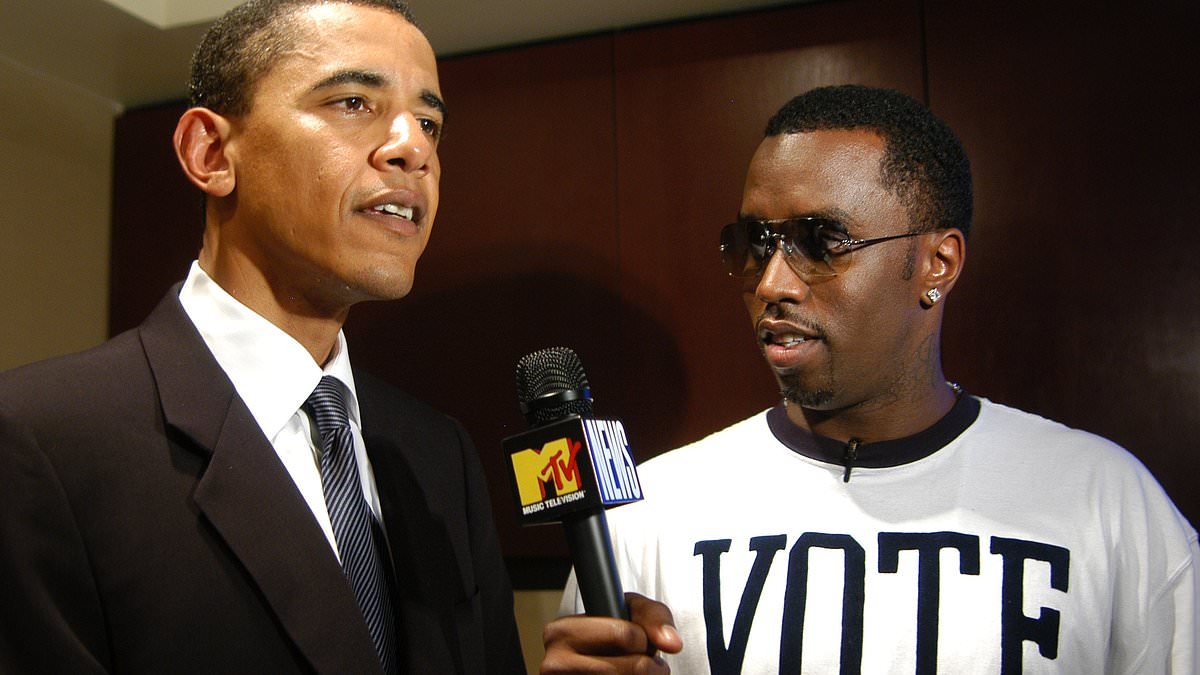 Diddy's political ties revealed as photos show mogul mingling with Washington DC elite