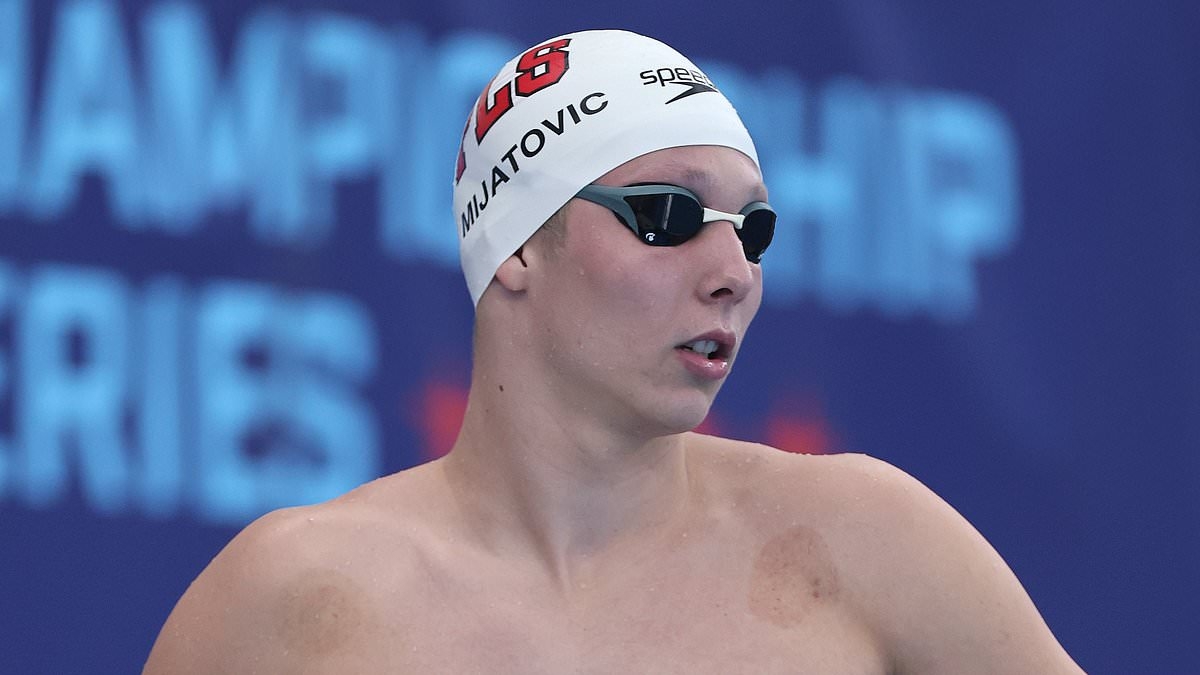 Teen swimming star Luka Mijatovic shatters Michael Phelps' record