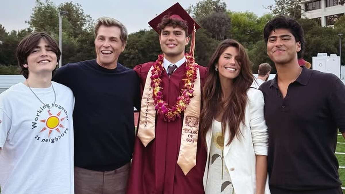 Lauren Sanchez's son reveals his close bond with his father's glamorous second wife Pia Whitesell
