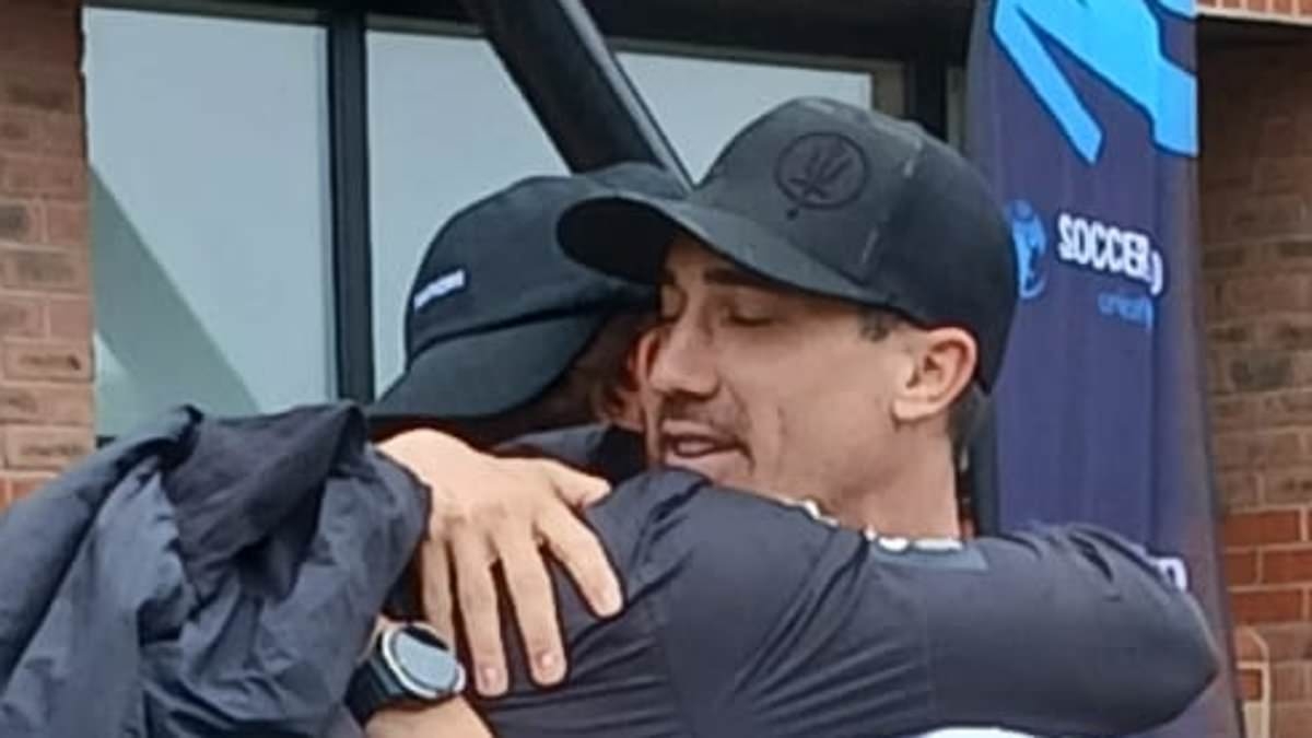 EXCLUSIVE Sam Thompson admits his leg is in 'absolute pieces' after battling through nasty injury in gruelling Soccer Aid challenge