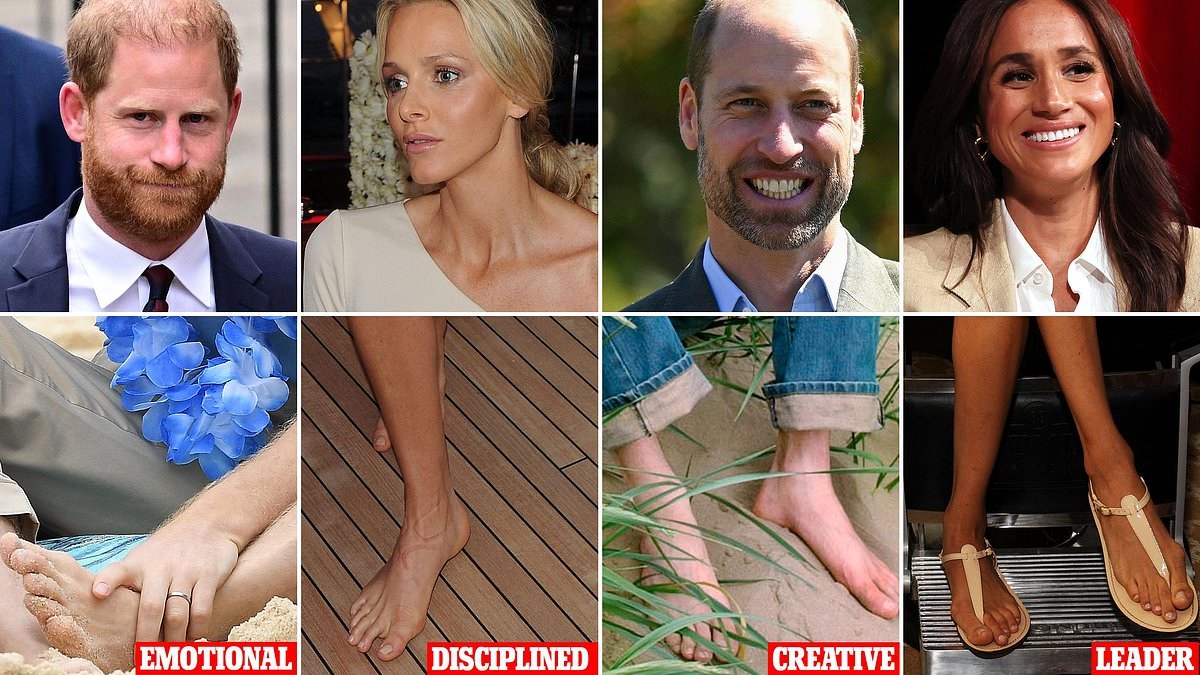 EXCLUSIVE Meghan Markle exhibits 'bossy' behaviour and Kate Middleton 'doesn't like to be interrupted', according to expert foot reader