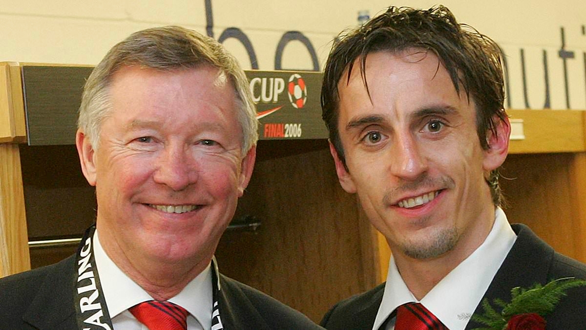 Gary Neville reveals his meagre first Man United contract under Sir Alex Ferguson - and the modest car he drove