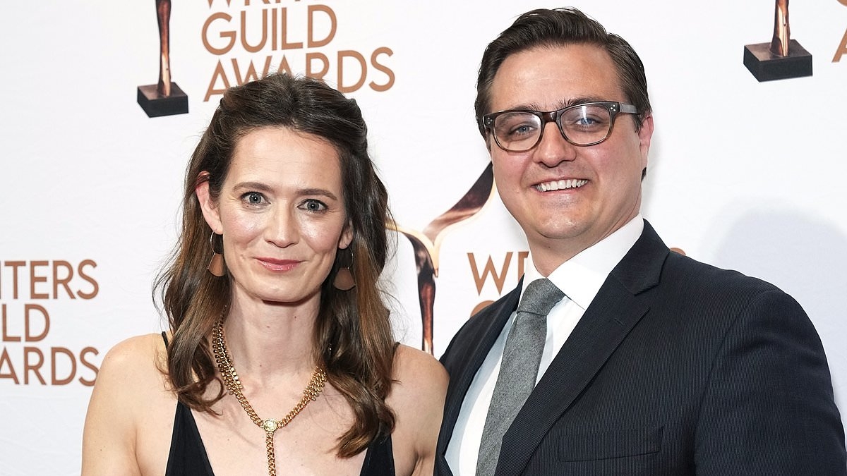 Awkward moment MSNBC anchor has to cover news segment about his WIFE