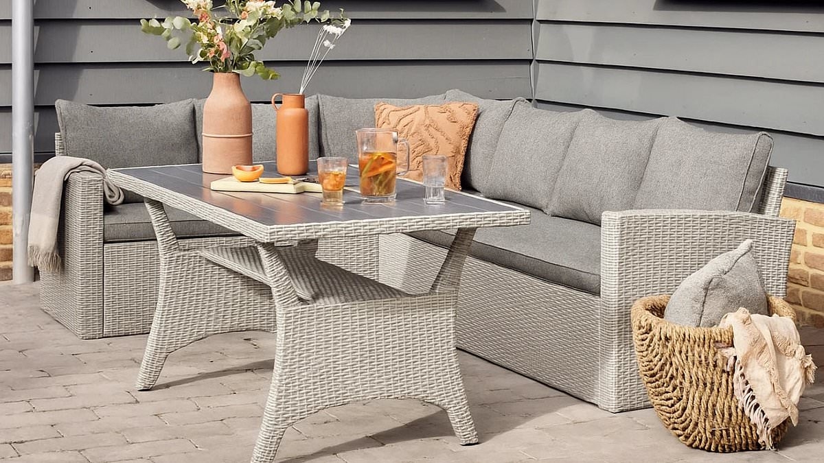 This 'great value for money' garden furniture collection looks so much more expensive than it is - and we have a DOUBLE discount