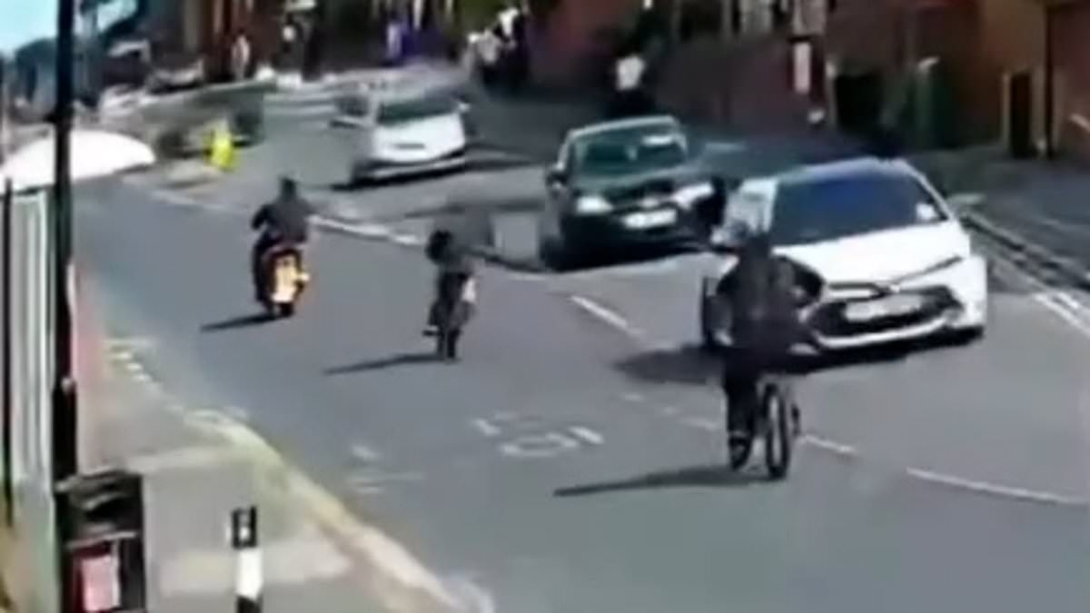BREAKING NEWS Man, 20, is arrested on suspicion of murder after teenage pedestrian killed and e-rider, 18, seriously wounded in 'hit and run' involving Audi