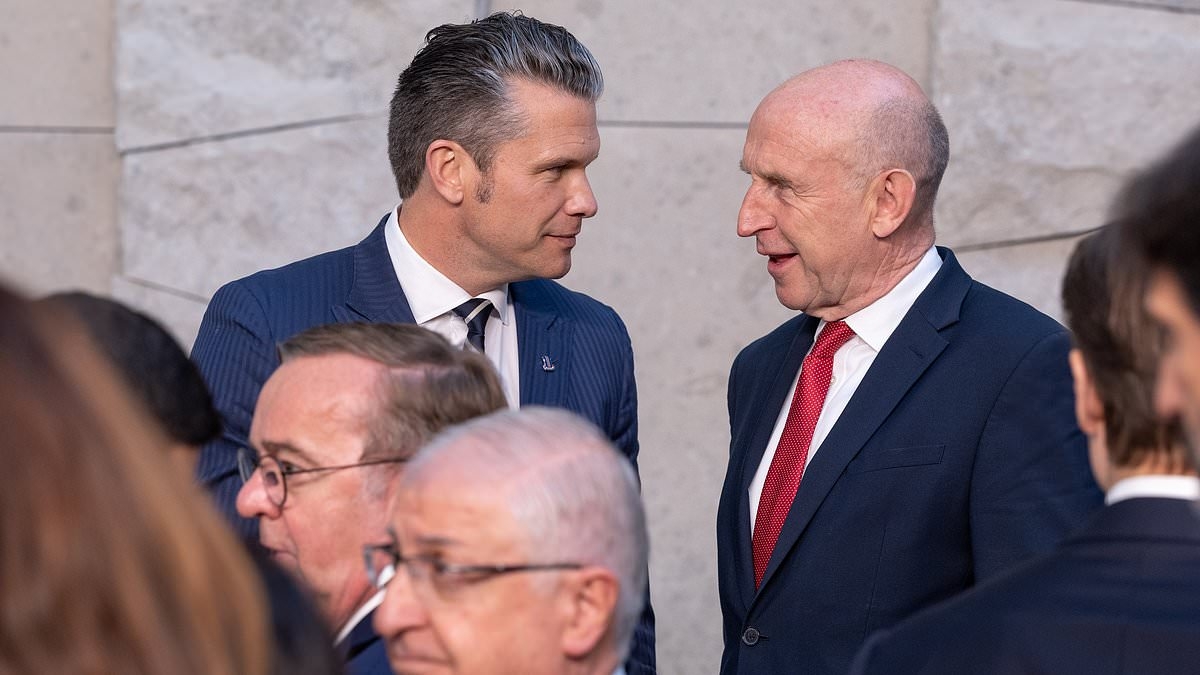 US warns Starmer it is 'important' UK hits new Nato target for spending 3.5% of GDP on defence as Labour struggles to balance the books