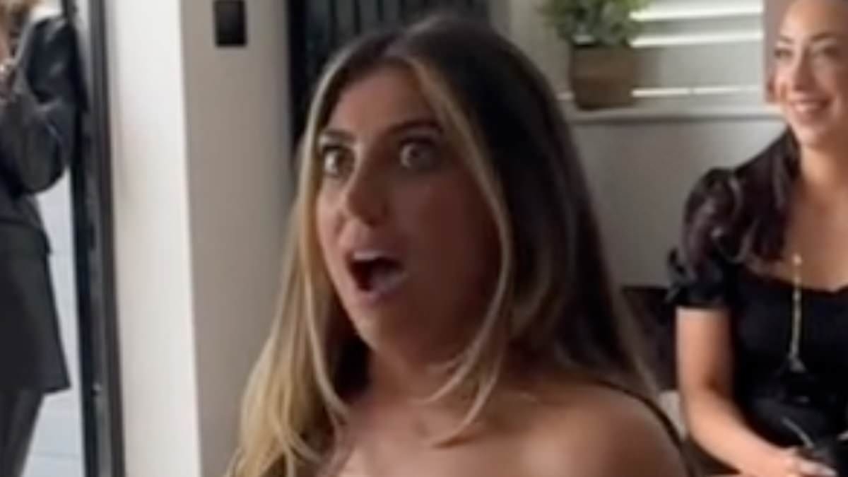 Bride's friends surprise her with recorded good luck messages from all her former flames - and the prank is branded 'funniest hen do idea ever'
