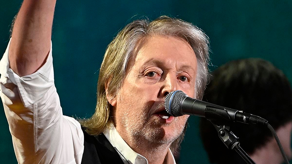 EXCLUSIVE Paul McCartney makes a cheeky enquiry to Tina Knowles about her famous daughter Beyonce as she prepares to kick off UK leg of her tour