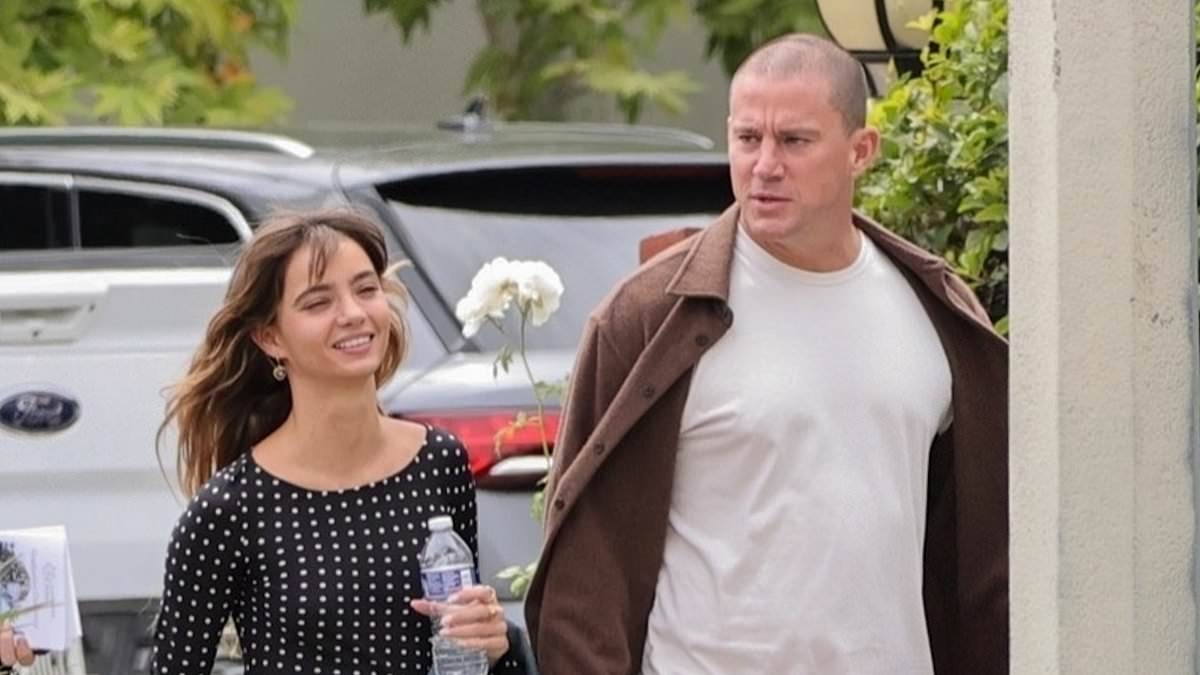 Channing Tatum looks tense with girlfriend, 25, at daughter's graduation as he risks run-in with Jenna Dewan