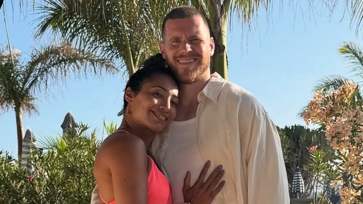 Strictly's Karen Hauer looks smitten with boyfriend Simon Davidson as they relax on holiday