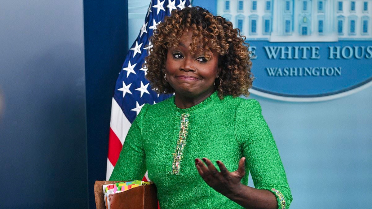 SCOTT JENNINGS: Karine Jean-Pierre's colleagues are all saying the same brutal thing after her Biden backstab... there were warning signs this was coming