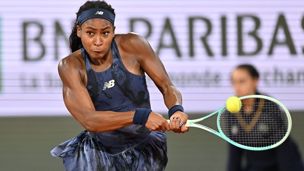 French Open underdog's fairytale run comes to an end as Lois Boisson is thrashed by Coco Gauff in semi-finals
