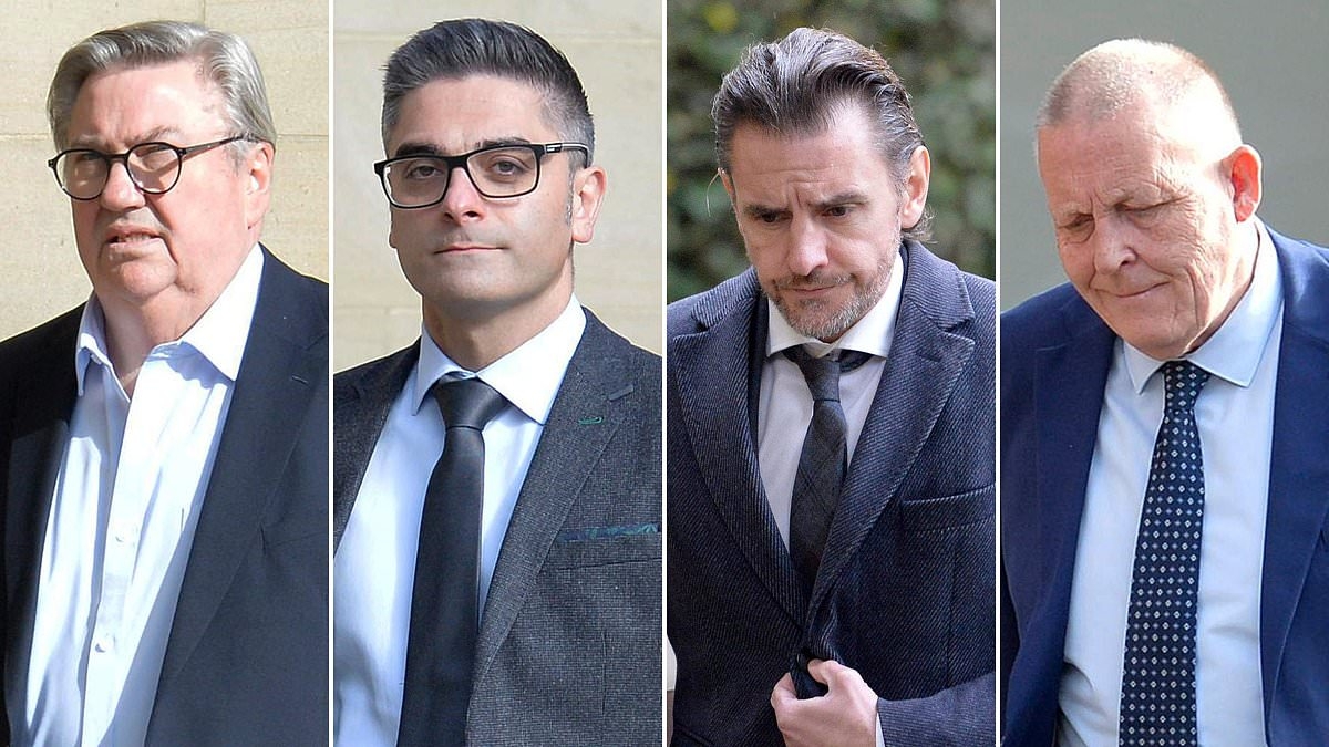 Jailed for 29 years, four men behind 'corrosive' campaign of corruption that drained NHS of millions