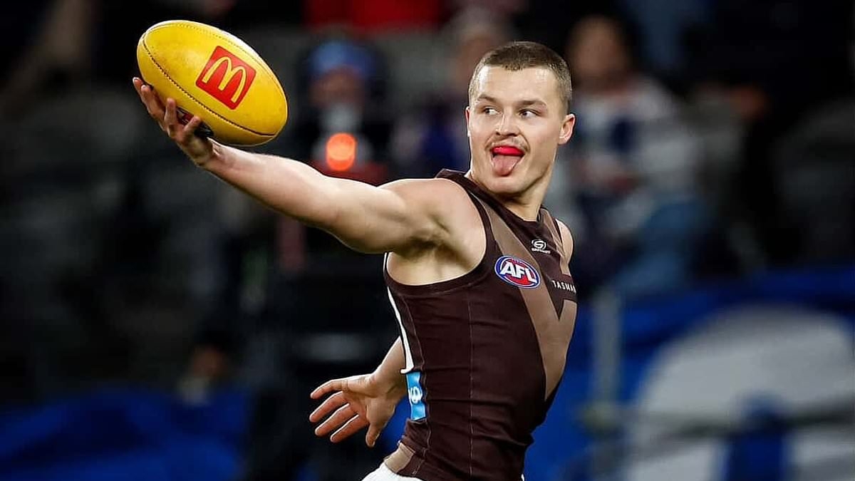 Footy star Jack Ginnivan hits back at the AFL's fun police after controversial on-field celebration left fans divided - and even his own teammate wasn't a fan