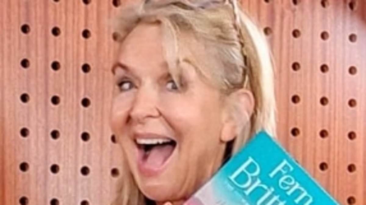 Fern Britton, 67, gives Holly Willoughby a run for her money as she plugs her book in new snap after showing off her 5st weight loss