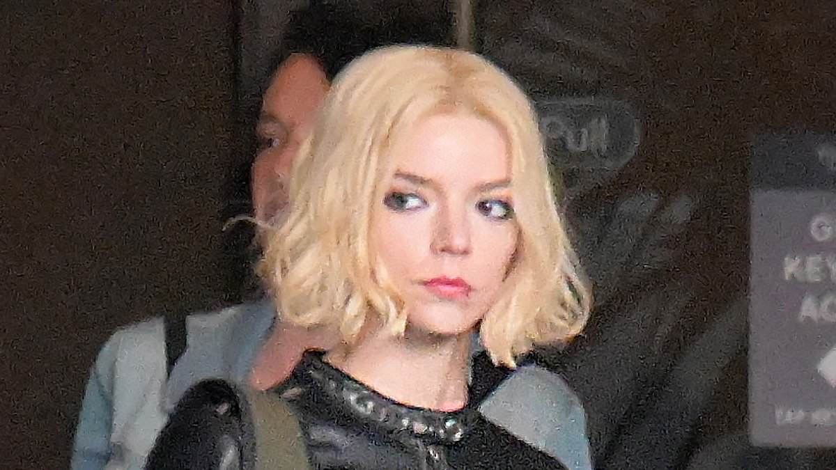 Anya Taylor-Joy shows off shock new look as she films new drama series Lucky in Los Angeles
