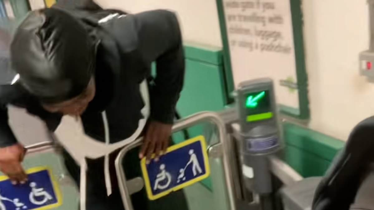The TikTok influencers promoting fare dodging on the Tube: Viewers shown 'hacks' to get through barriers without paying after damning report reveals the criminality has become 'normalised'