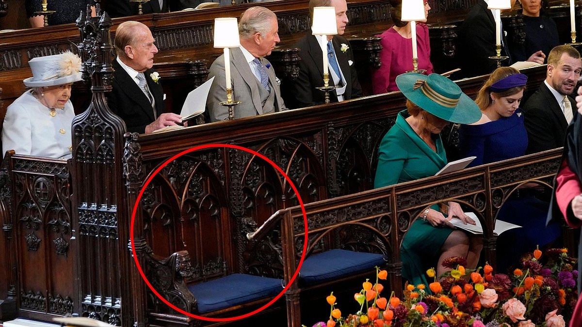Princess Eugenie left one chair empty at her wedding and this is the reason why...