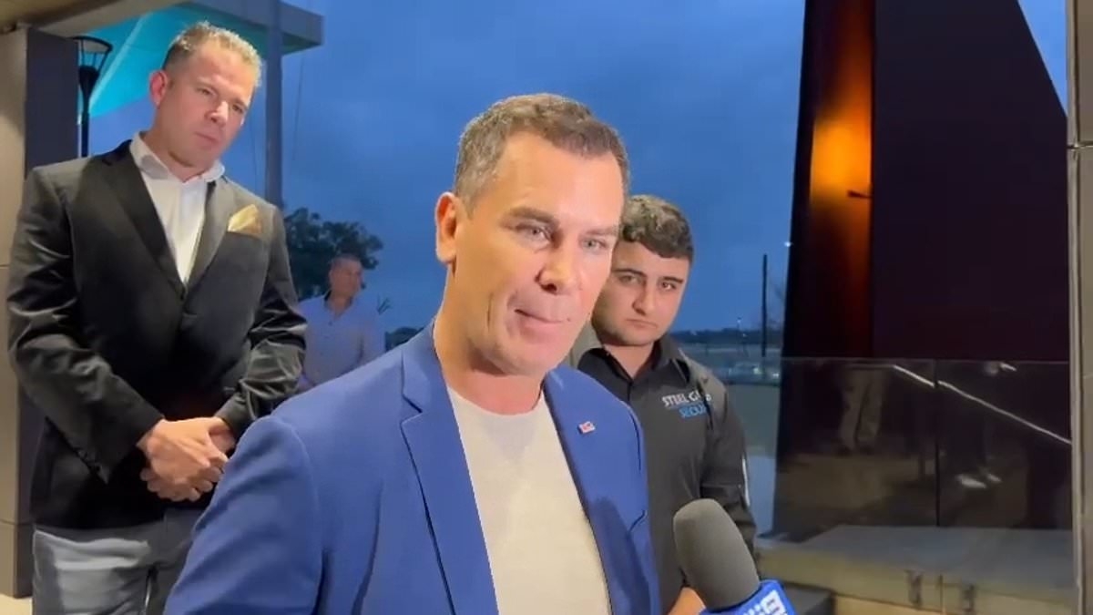 Controversial ex-footy star involved in an ugly spat outside a popular pub