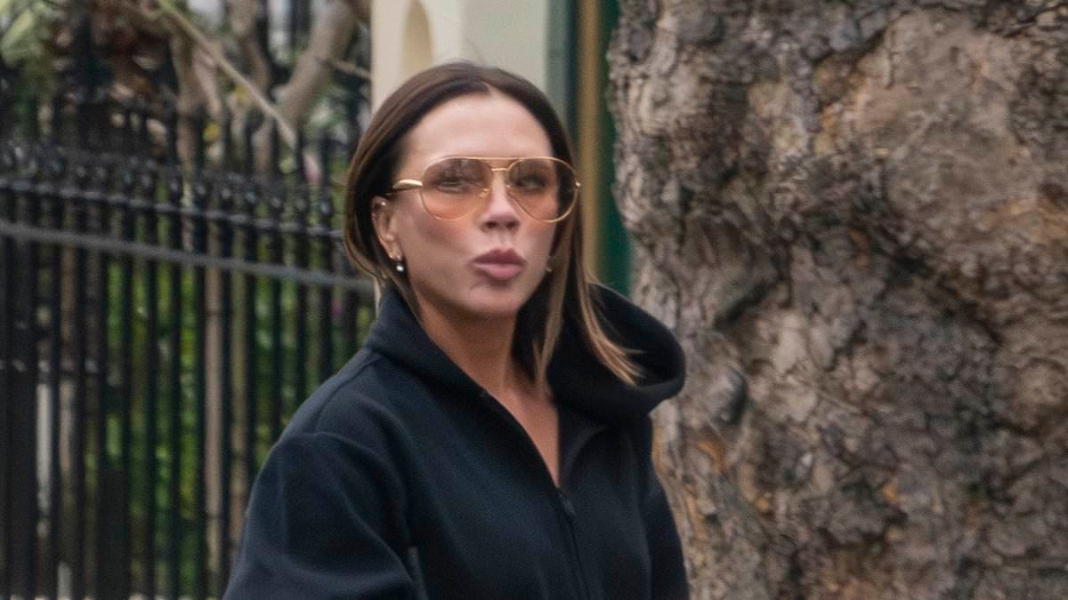 Victoria Beckham steps out as it's announced her husband David is set to receive a knighthood