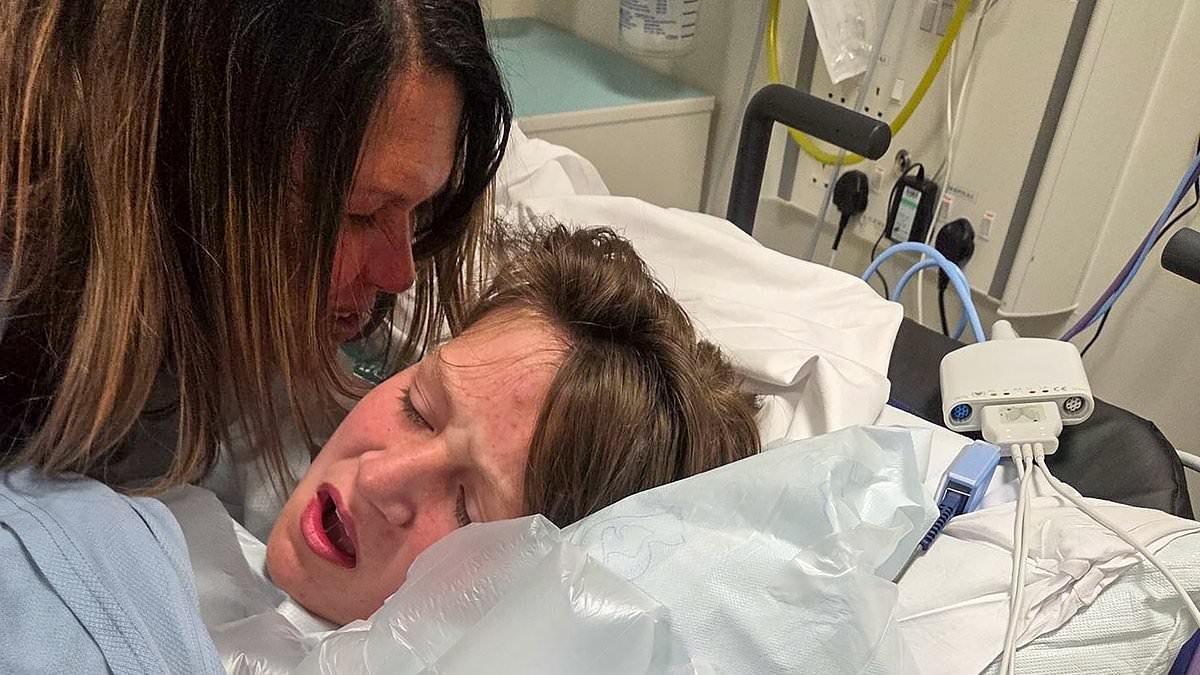Teenager, 17, is hailed a hero for diving into the sea to save 13-year-old boy who had been 'egged on' by friends to jump 10ft into the water off a pier