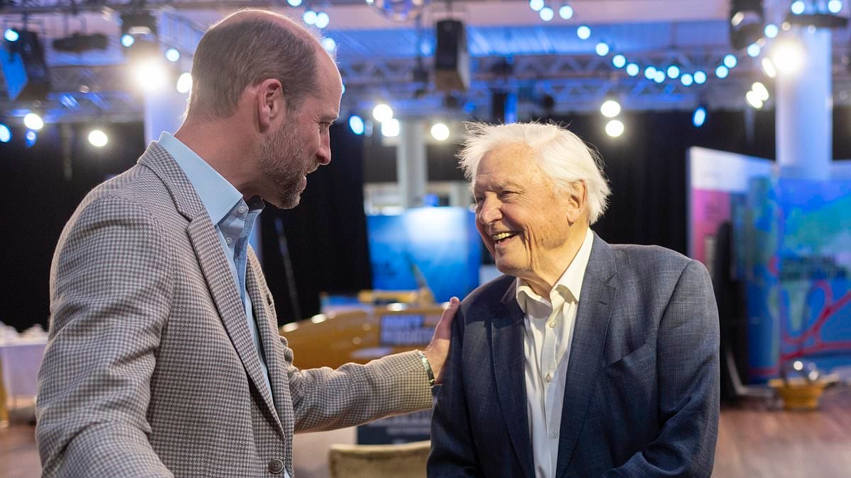 Prince William discusses David Attenborough's new documentary for World Oceans Day